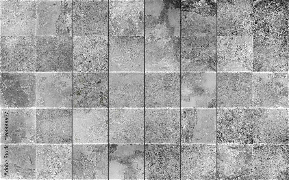 Slate tile ceramic seamless texture - obrazy, fototapety, plakaty 