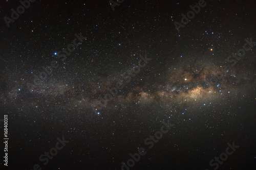 milky way galaxy with stars and space dust in the universe