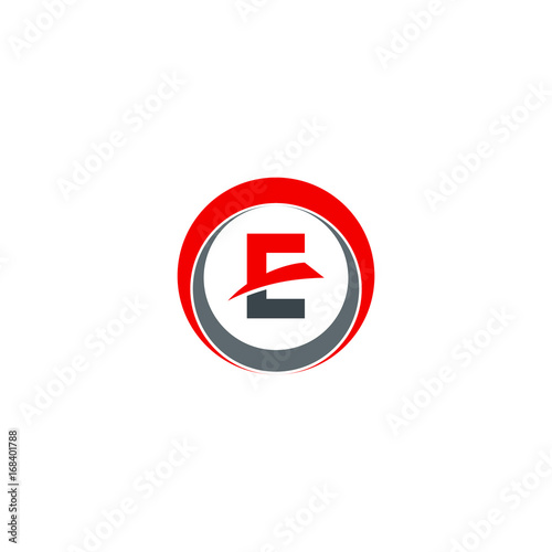 Free Download e letter in circle logo design - GFXLoad