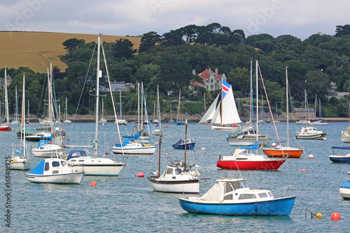 boats on the River Fal  Falmouth