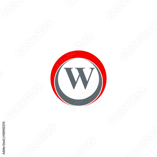 w letter in circle logo design Free Download w letter in circle logo design - GFXLoad