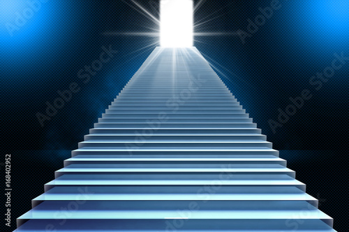 Stairs to the door of light