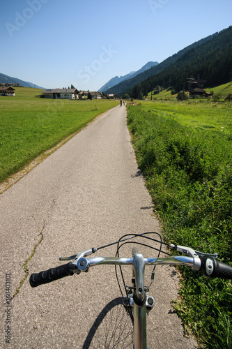 tratto della pista ciclabile San Candido - Lienz (Val Pusteria)