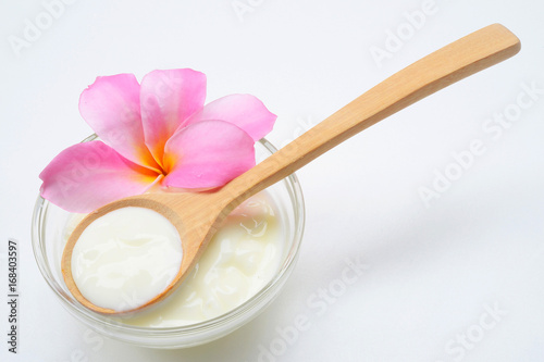 Face Mask Yogurt natural spa treatments for skin.