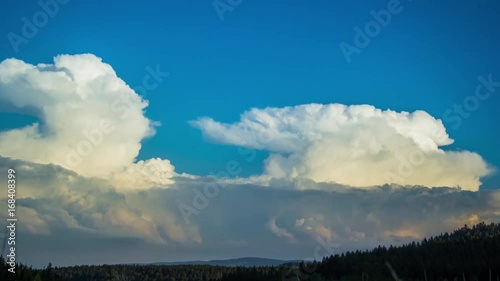 clouds, storm, sky, sunset photo