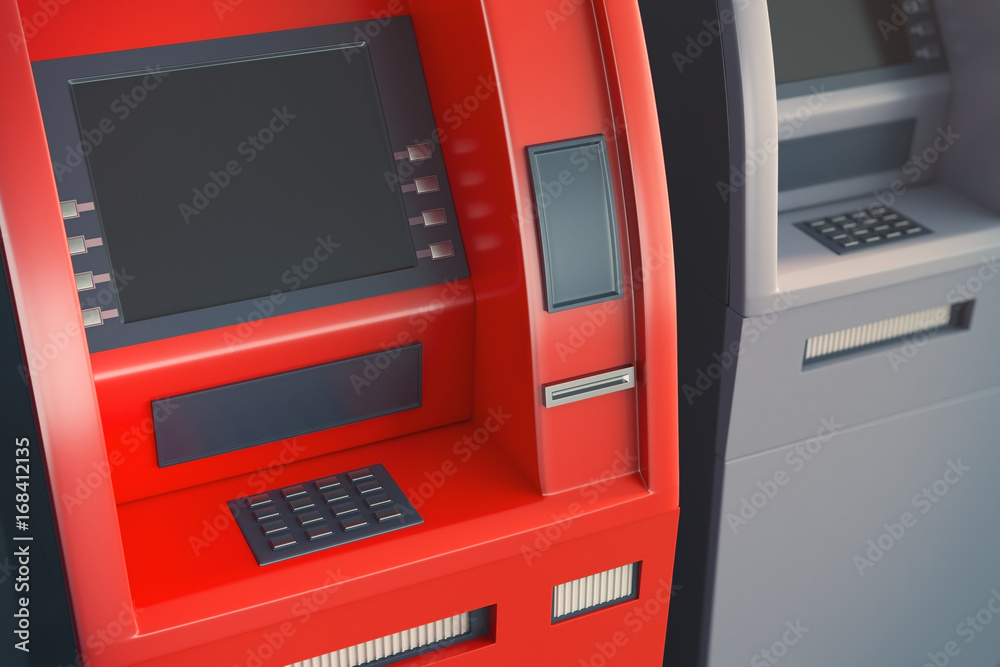 ATM with blank screen ATM with blank screen