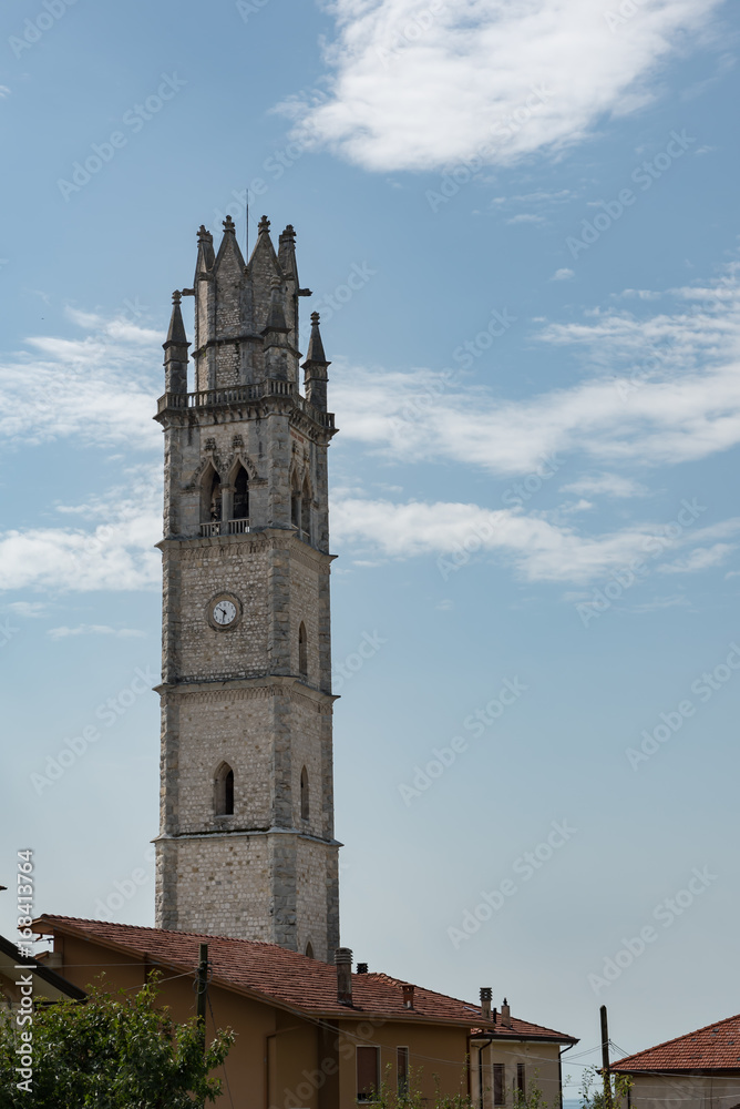 Clock Tower Fregonia Italy