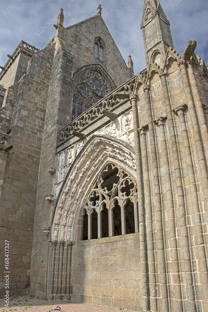 La cathédrale Saint Samson à Dol de Bretagne. Ile et Vilaine. Bretagne