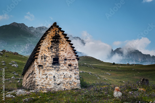 Grave mausoleums of Alans. North Ossetia Alania. photo