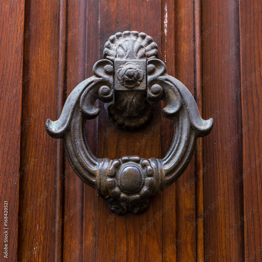 Italy: Close up of rustic old door Italy: Close up of rustic old door