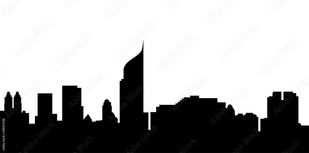 Fototapeta premium jakarta city skyline