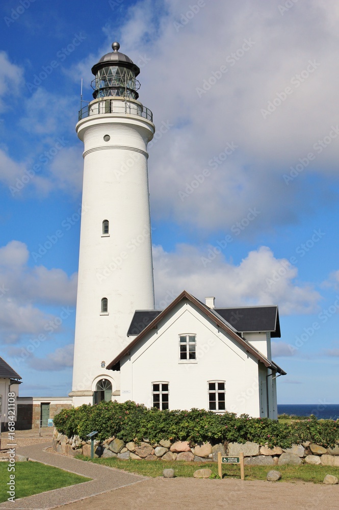 Old lighthouse in Hirtshals, Denmark.