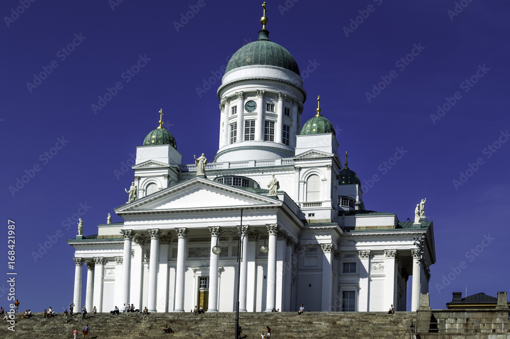 The Helsinki cathedral one of the citys most wellknown landmarks