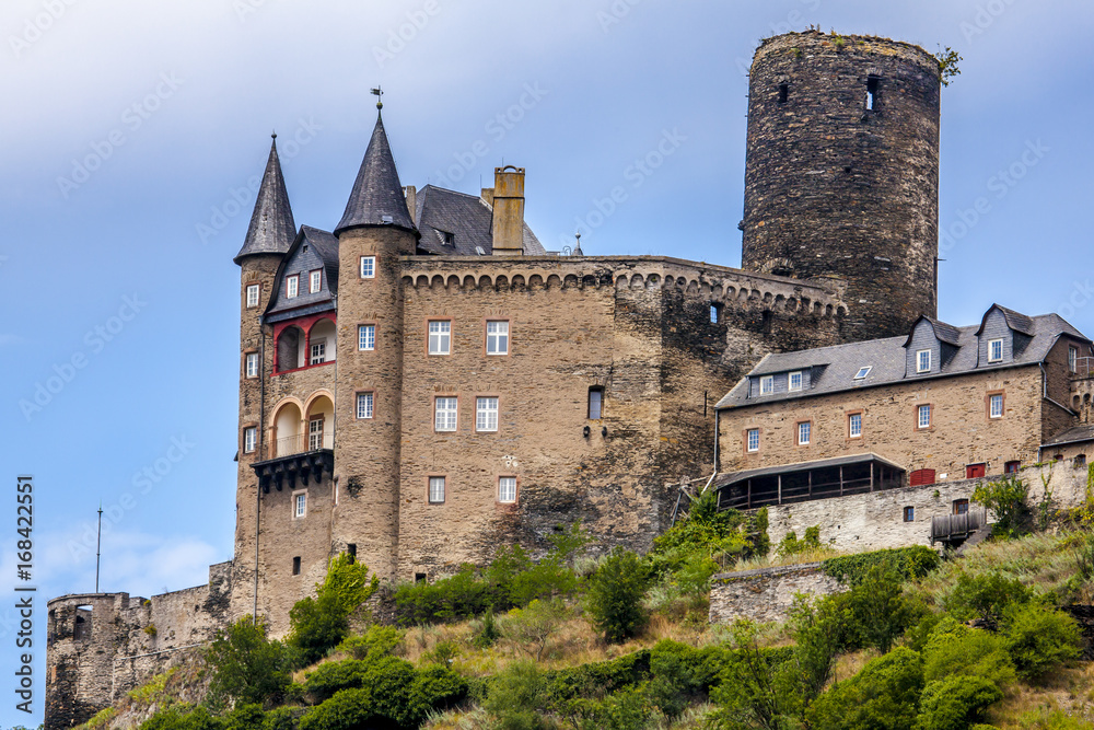 Castle Katz Landscape on the Rhine Germany