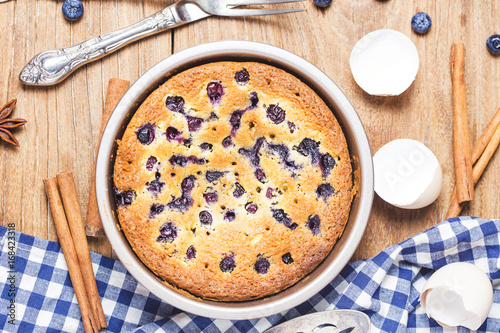 blueberry cake