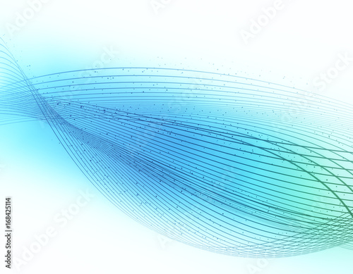 Fototapeta Naklejka Na Ścianę i Meble -  Blue lines background