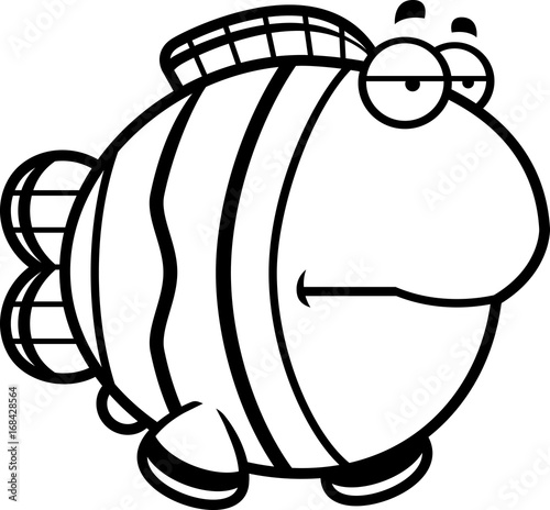 Bored Cartoon Clownfish