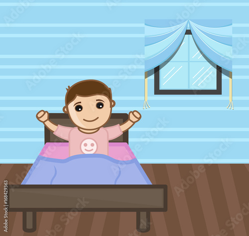 Cute Boy Wakeup