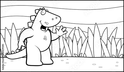Dinosaur Waving
