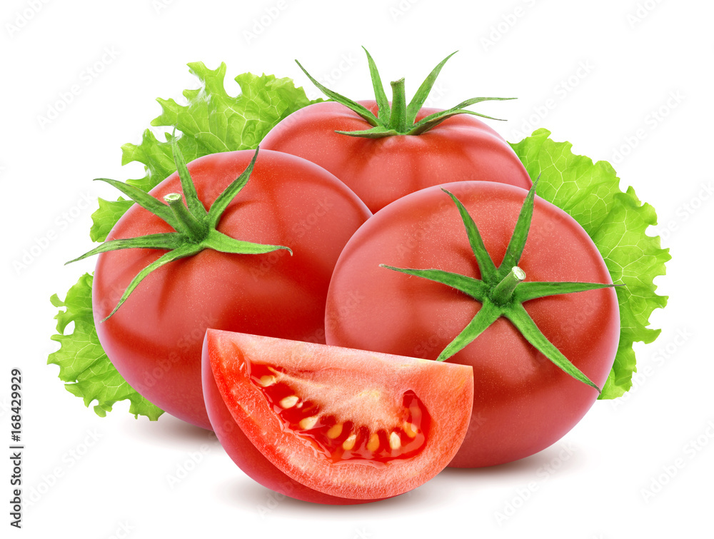 Tomatoes isolated on white background Tomatoes isolated on white background