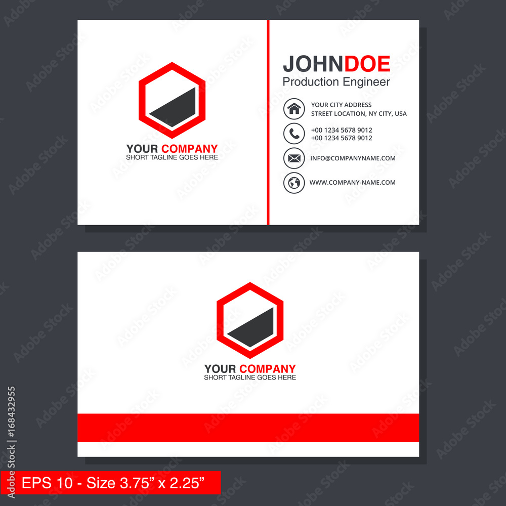 Modern simple business card Modern simple business card