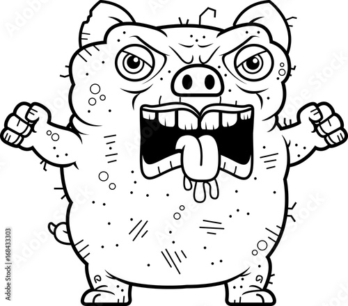 Angry Ugly Pig