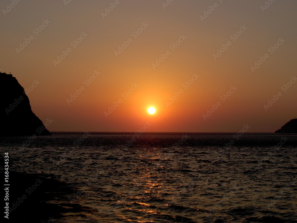 Sunset in Sifnos, Greece