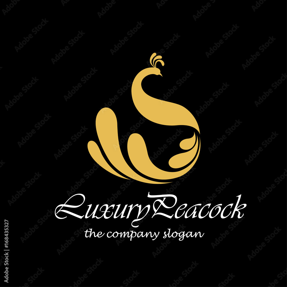 Fototapeta premium Peacock logo