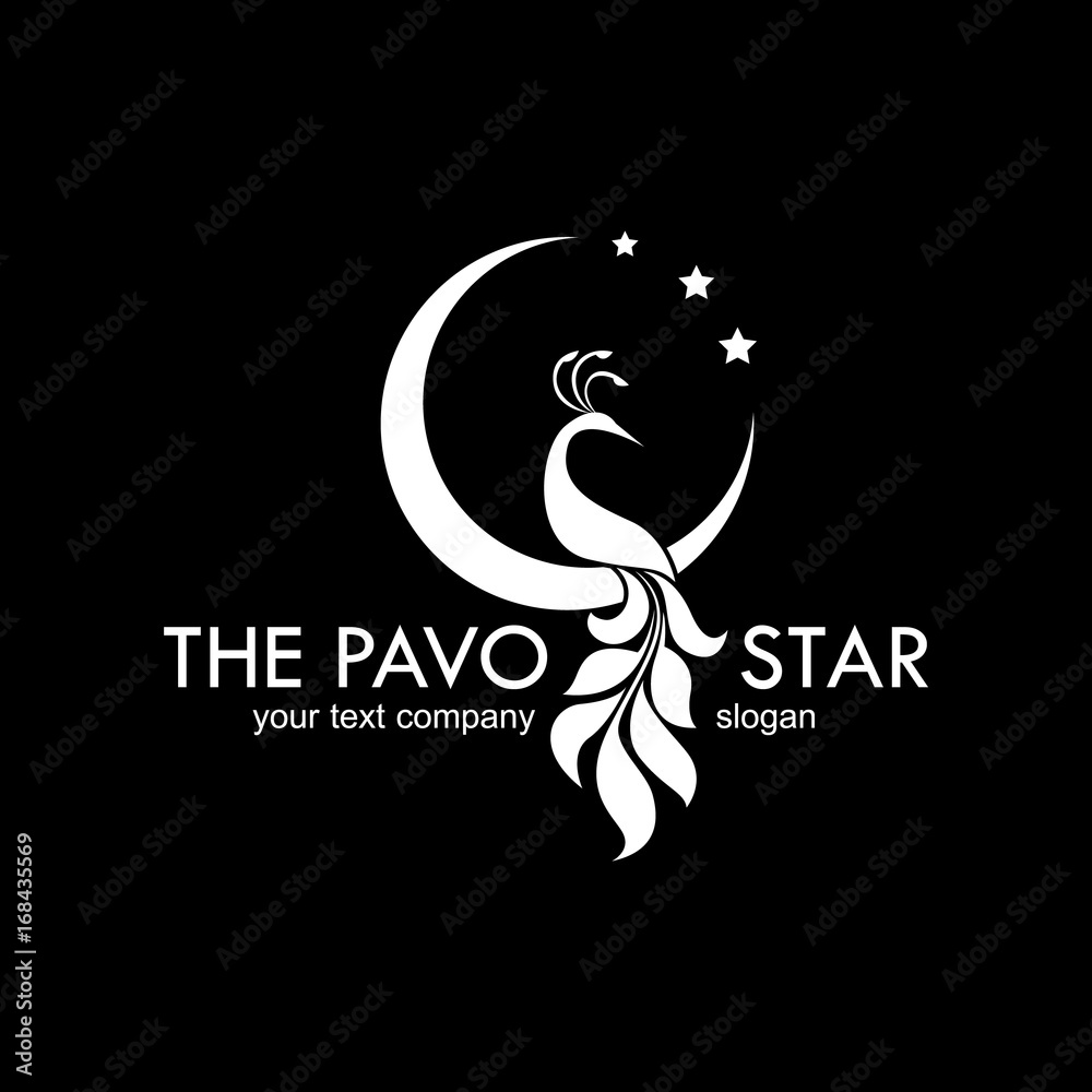 Obraz premium Peacock logo