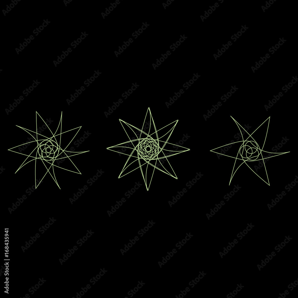 Beautiful and symmetrical geometric pattern Beautiful and symmetrical geometric pattern