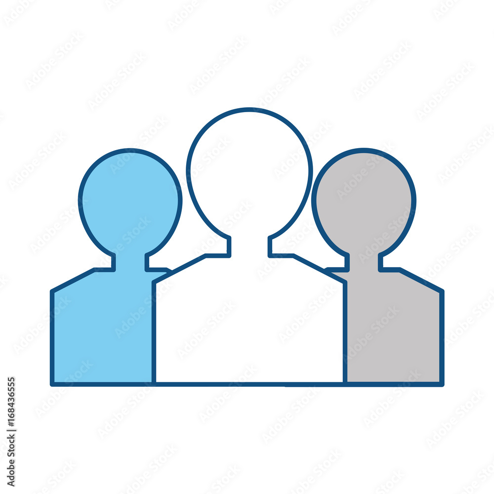People pictogram silhouette People pictogram silhouette