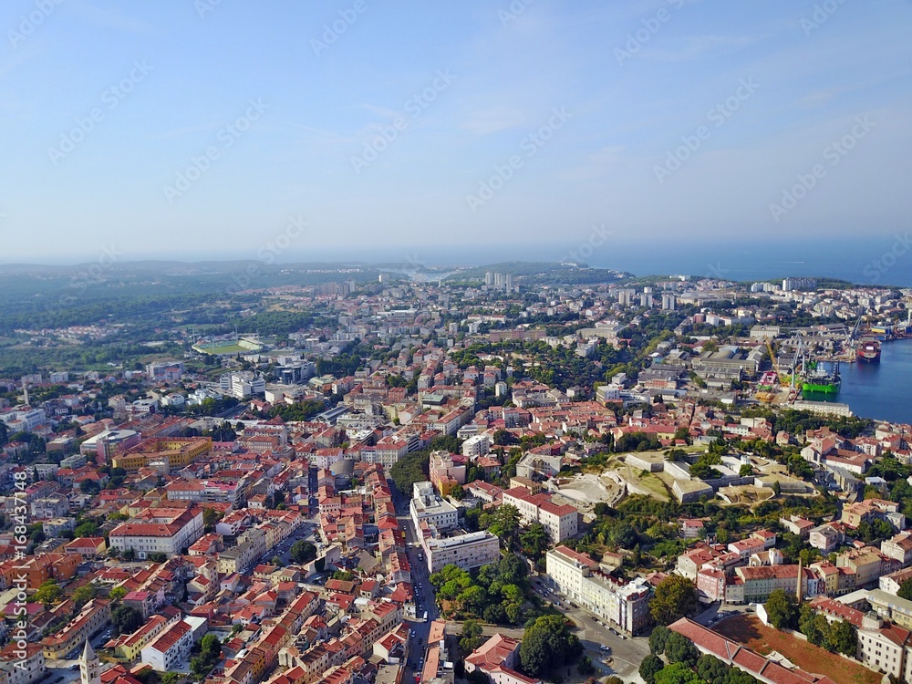 Kroatien - Pula & Umgebung aus der Vogelperspektive