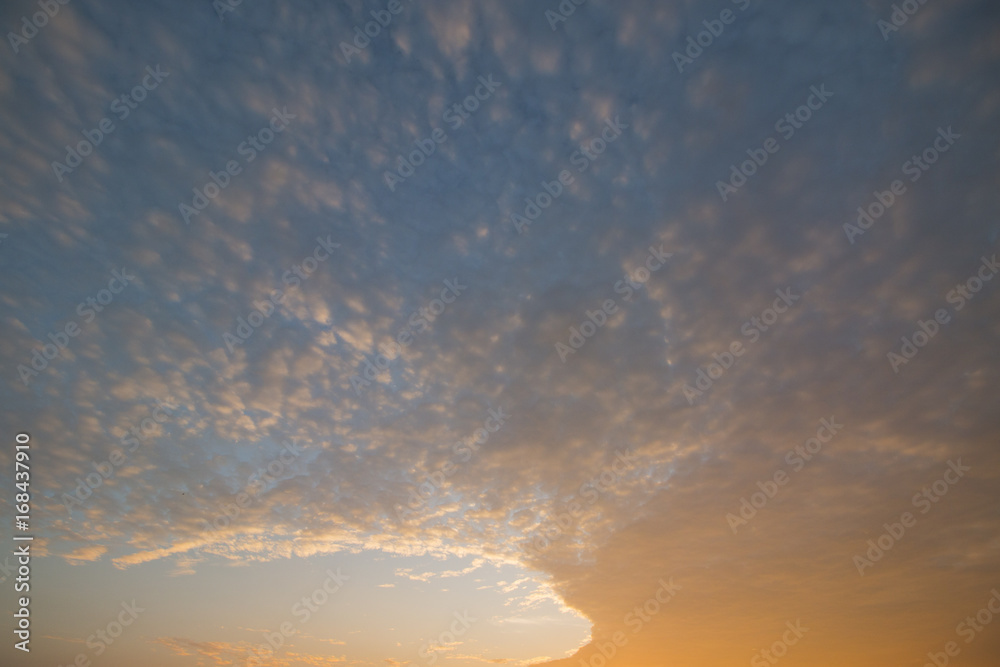 Fototapeta premium Blue sky with Clouds