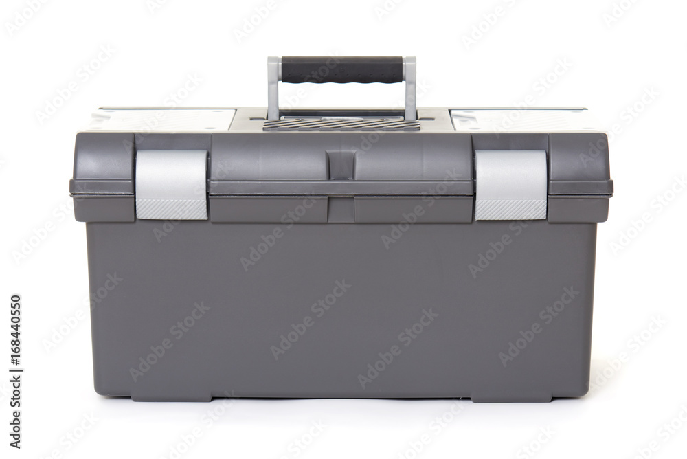 Toolbox, isolated object photo, white background Toolbox, isolated object photo, white background