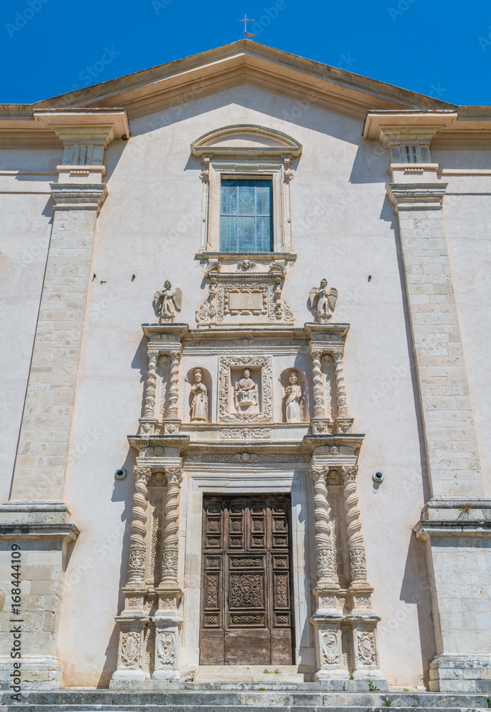 San Nicola Church in Caramanico Terme, comune in the province of Pescara in the Abruzzo region of Italy.