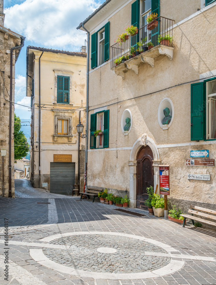 Scenic sight in Caramanico Terme, comune in the province of Pescara in the Abruzzo region of Italy.