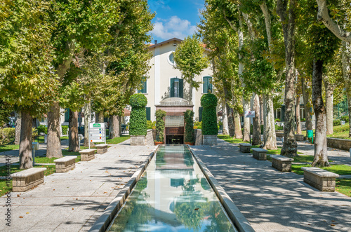 Thermal baths in Caramanico Terme, comune in the province of Pescara in the Abruzzo region of Italy.