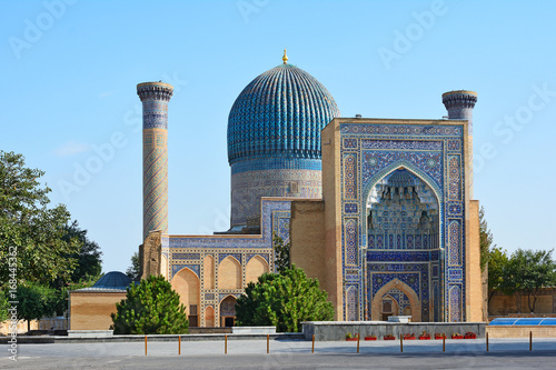 Gur Emir mausoleum of Tamerlane or Amir Timur in Samarkand, Uzbekistan