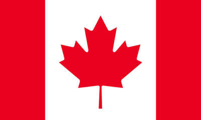 Fototapete Kanada Flagge von Kanada  © moon_moon