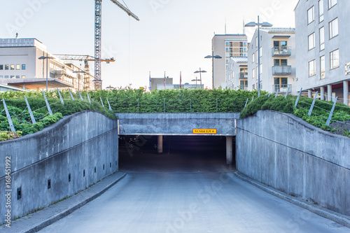 Photography Infarten till garaget under Södersjukhuset i Stockholm