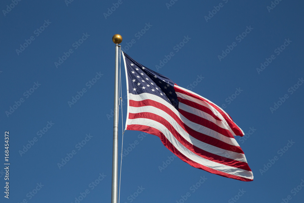wehende USA Flagge