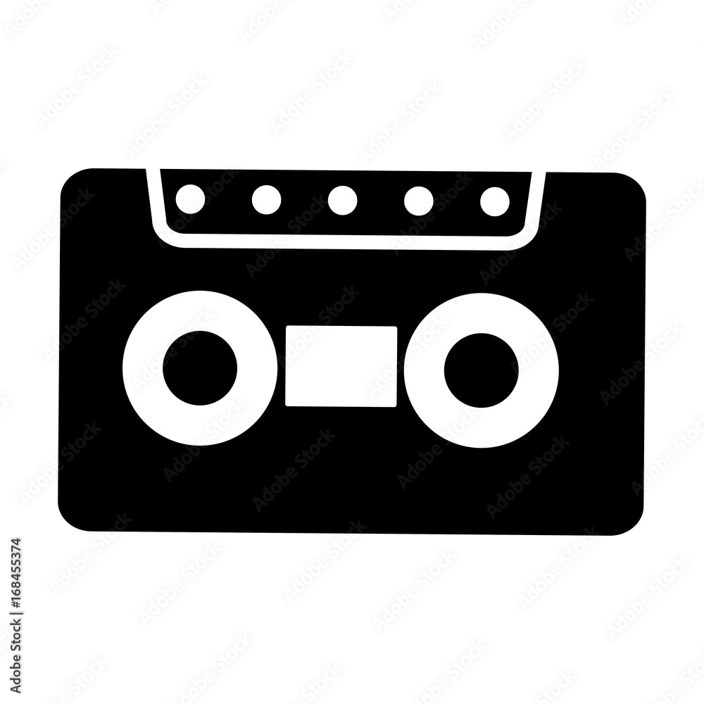old cassette isolated icon vector illustration design old cassette isolated icon vector illustration design