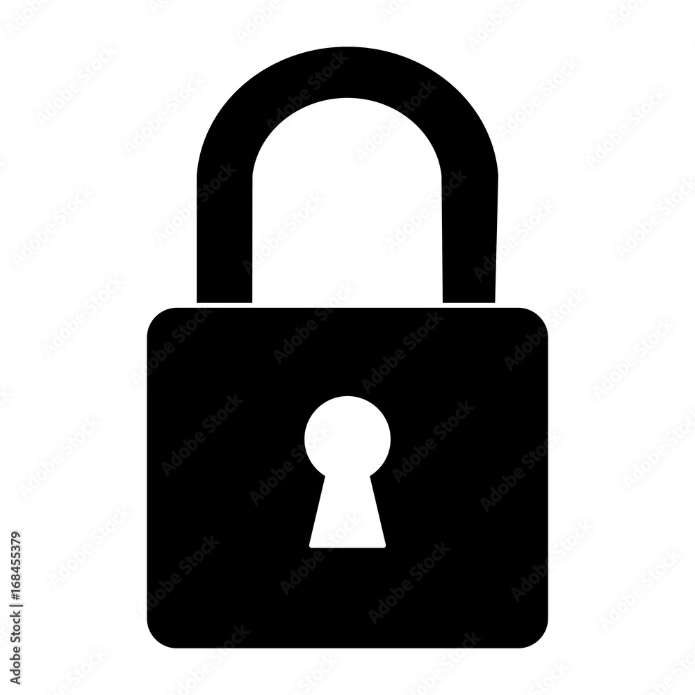 safe secure padlock icon vector illustration design safe secure padlock icon vector illustration design
