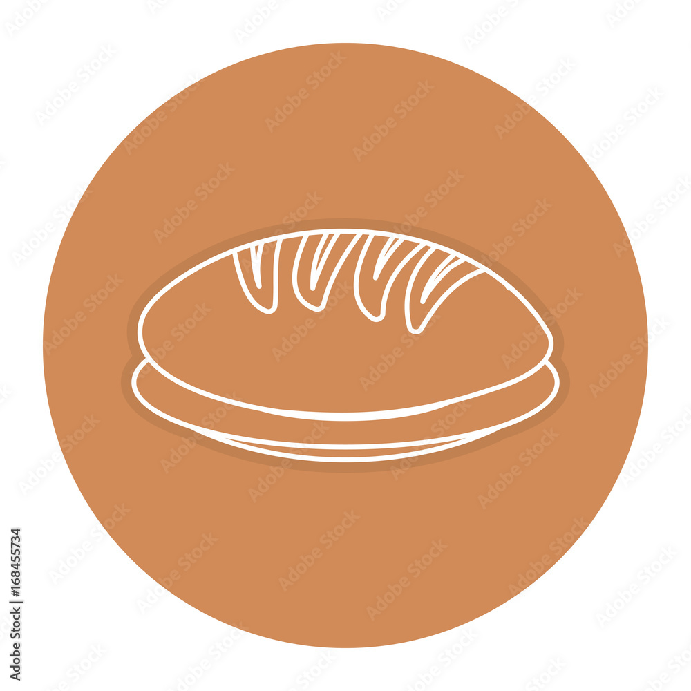 delicious bread isolated icon vector illustration design delicious bread isolated icon vector illustration design