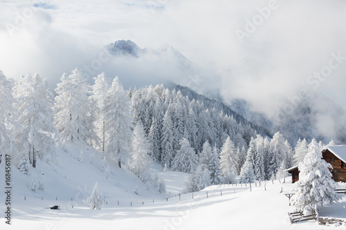 Amazing winter scenery, Austrian alps