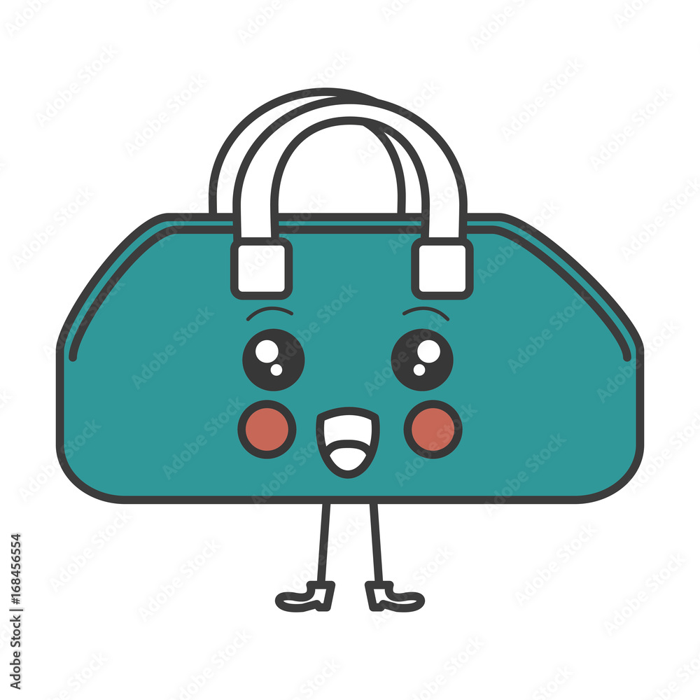 gym bag kawaii character vector illustration design gym bag kawaii character vector illustration design