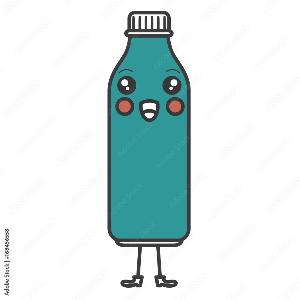 plastic bottle kawaii character vector illustration design plastic bottle kawaii character vector illustration design