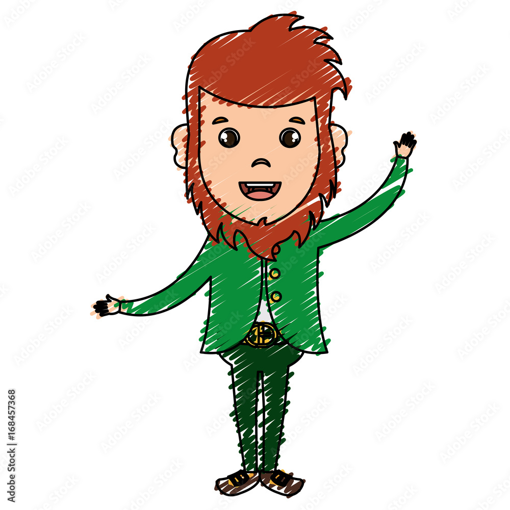 leprechaun avatar character icon vector illustration design leprechaun avatar character icon vector illustration design
