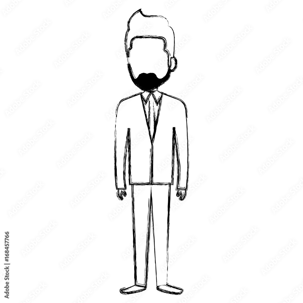 elegant businessman avatar character vector illustration design elegant businessman avatar character vector illustration design