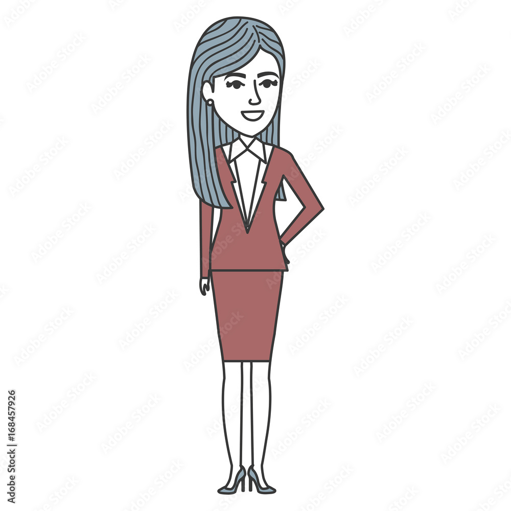 beautiful businesswoman avatar character vector illustration design beautiful businesswoman avatar character vector illustration design